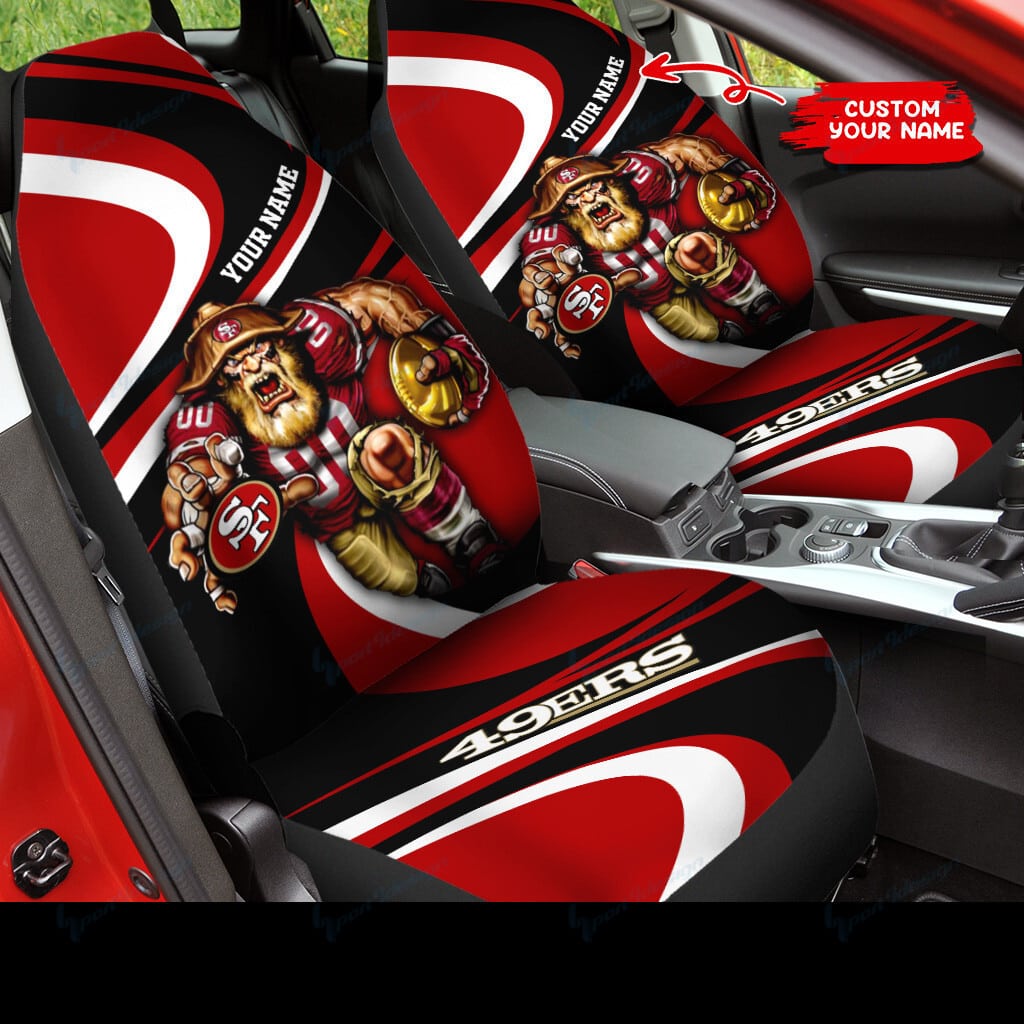 San Francisco 49ers Personalized Car Seat Covers BG94