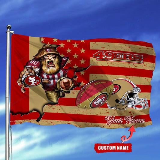 San Francisco 49ers Personalized Flag 119
