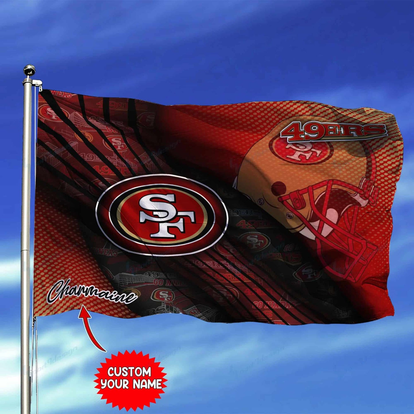 San Francisco 49ers Personalized Flag 232