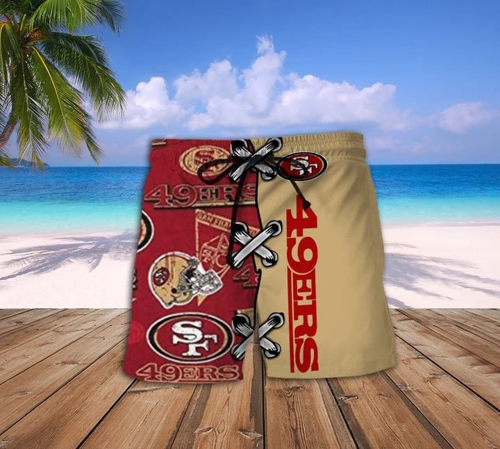 San Francisco 49ers Personalized Hawaii Shirt & Shorts BG193