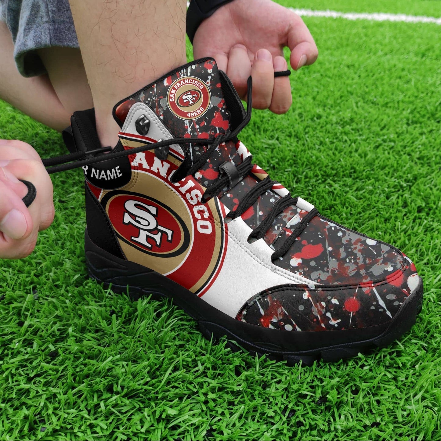 San Francisco 49ers Personalized Hiking Shoes 56