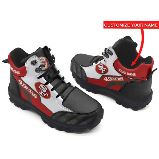 San Francisco 49ers Personalized Hiking Shoes 63