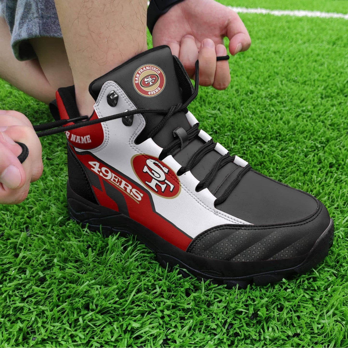 San Francisco 49ers Personalized Hiking Shoes 63