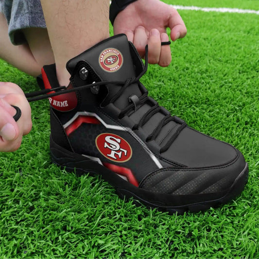 San Francisco 49ers Personalized Hiking Shoes 66