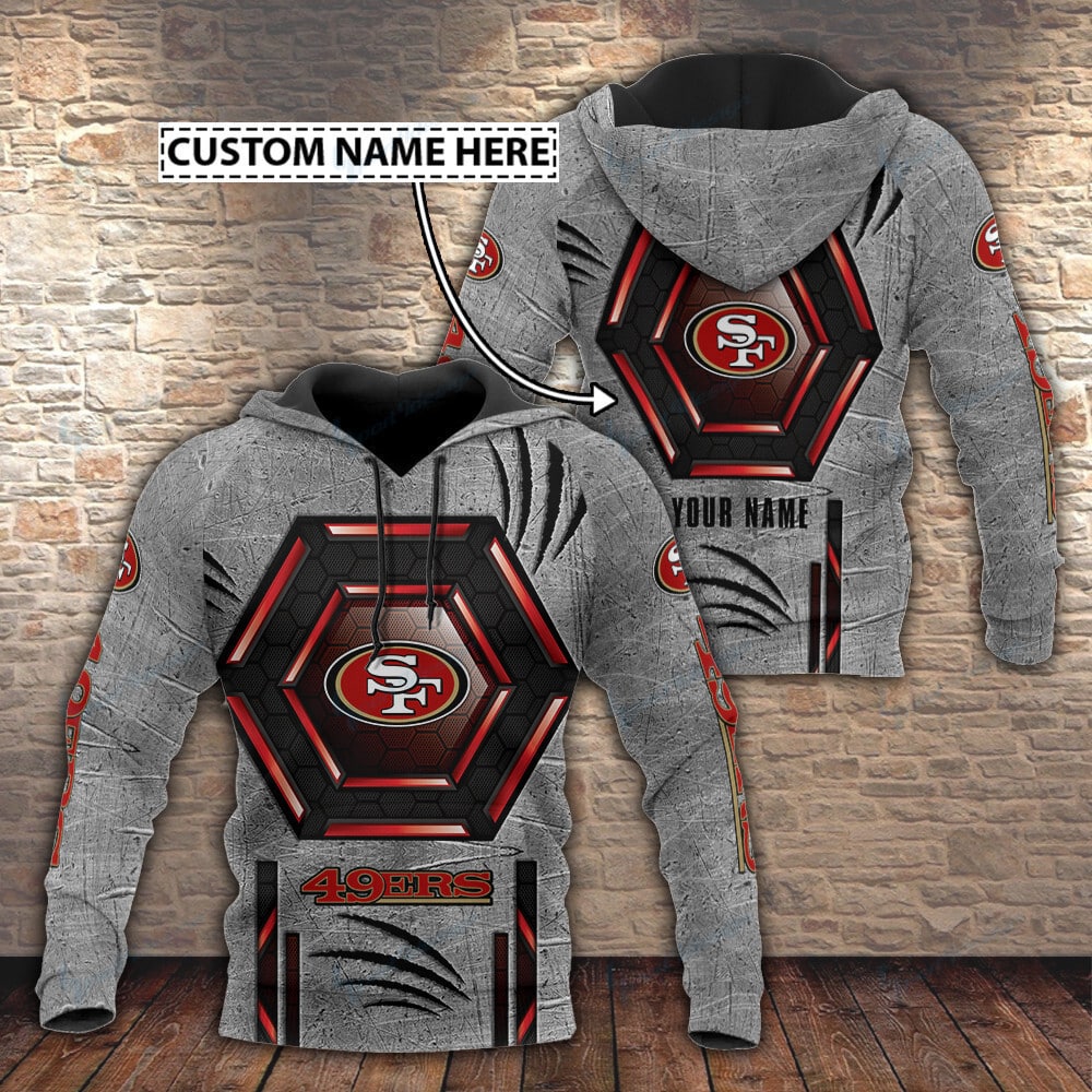 San Francisco 49ers Personalized Hoodie and Jogger Set BG843