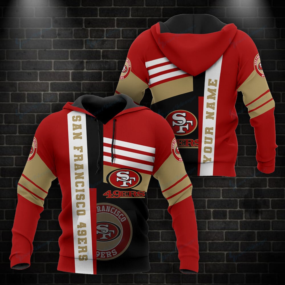 San Francisco 49ers Personalized Hoodie and Jogger Set BG869