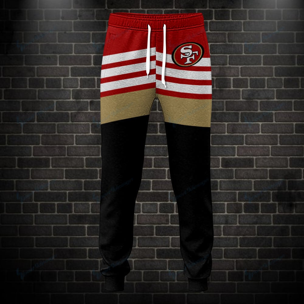 San Francisco 49ers Personalized Hoodie and Jogger Set BG869