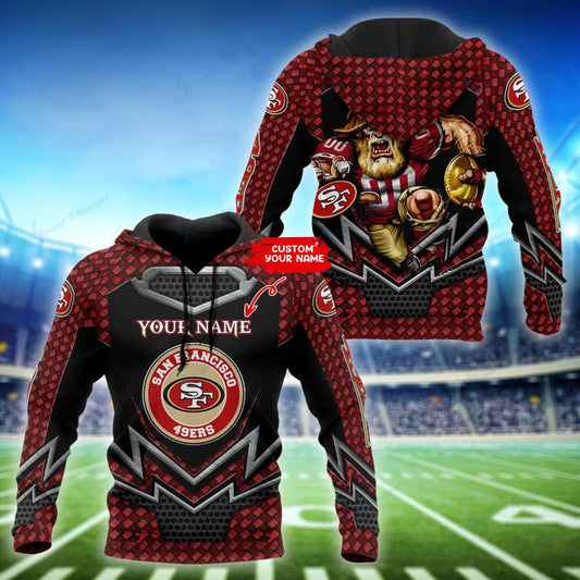 San Francisco 49ers Personalized Hoodie and Jogger Set BG871