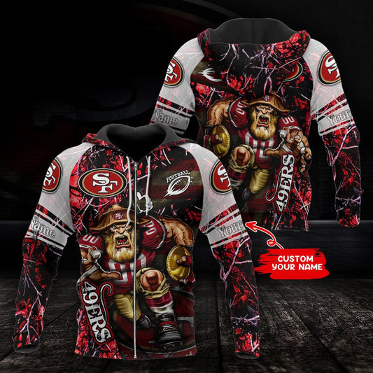 San Francisco 49ers Personalized Hoodie BB308