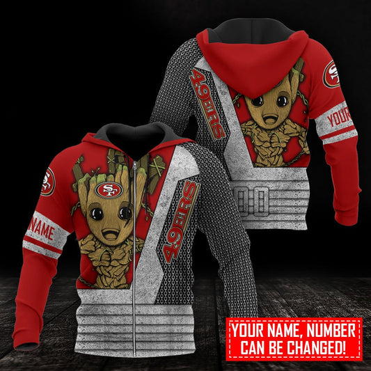 San Francisco 49ers Personalized Hoodie BB467