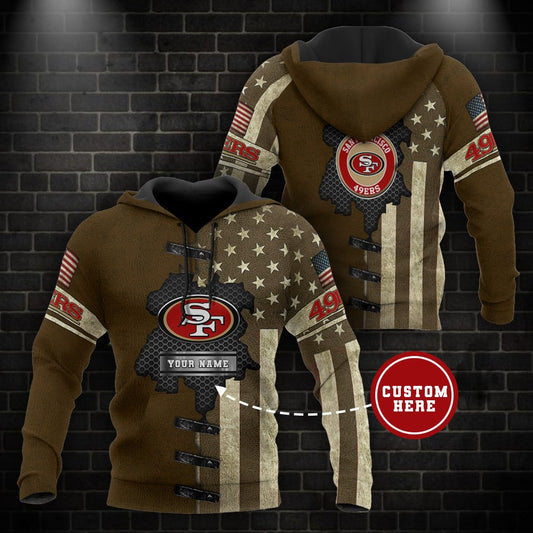 San Francisco 49ers Personalized Hoodie BG958