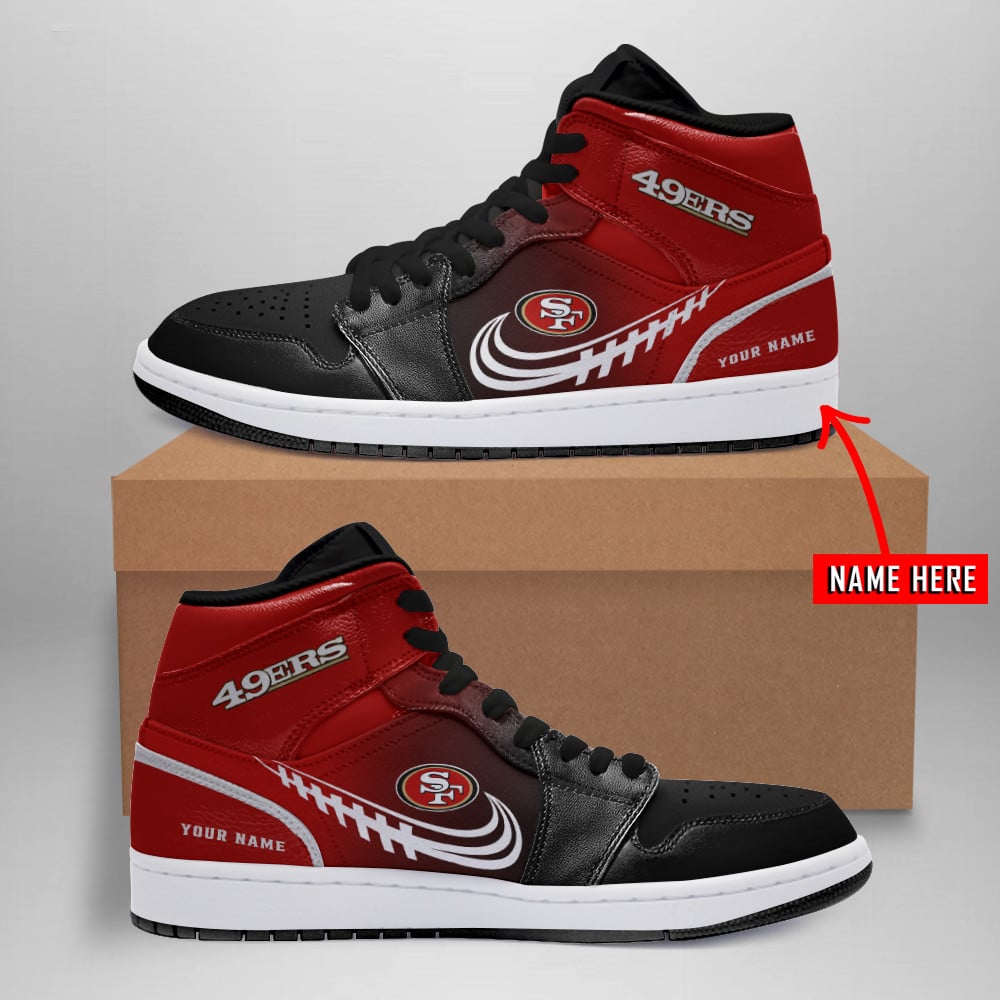 San Francisco 49ers Personalized JShoes BG007
