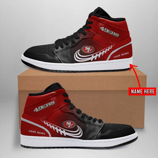 San Francisco 49ers Personalized JShoes BG007