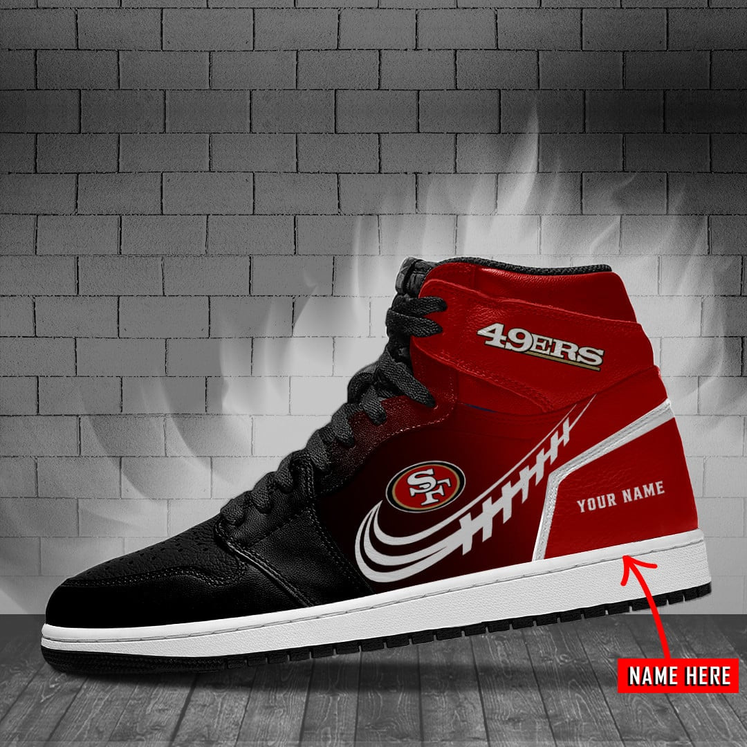 San Francisco 49ers Personalized JShoes BG007
