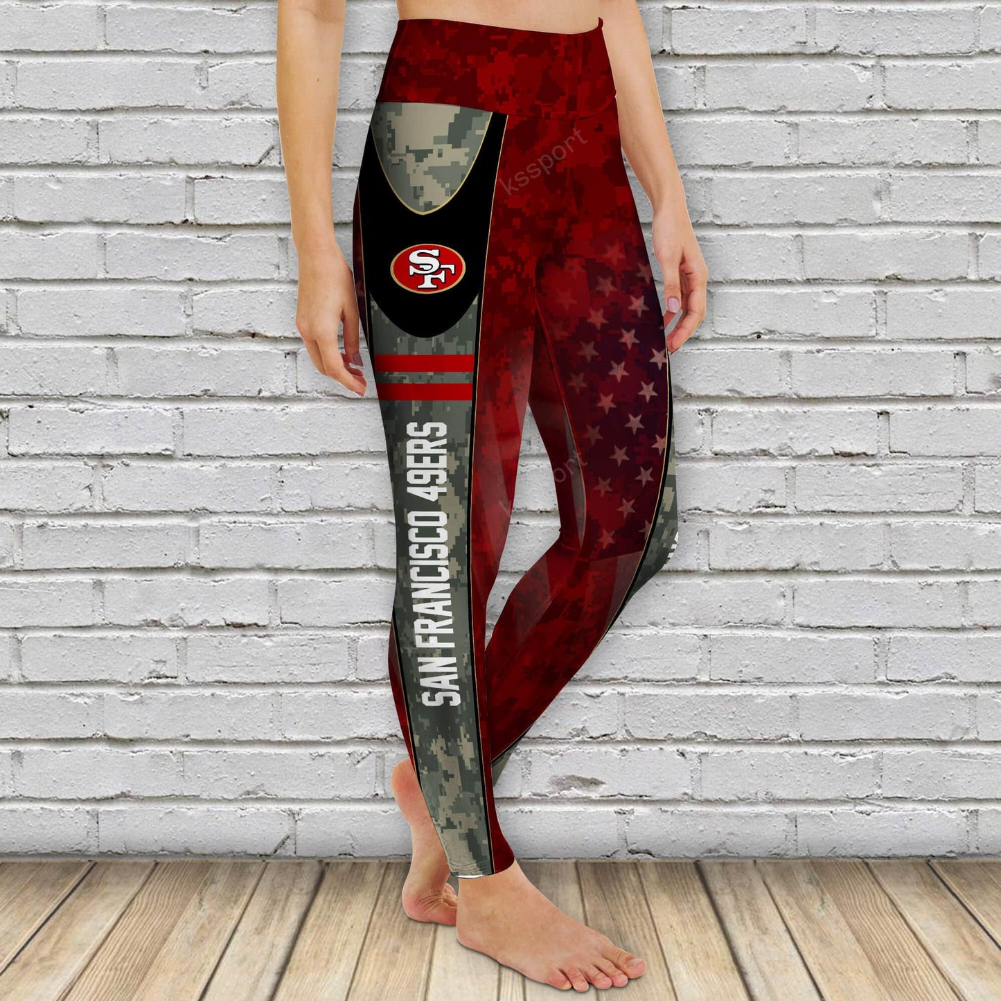San Francisco 49ers Personalized Leggings And Hoodie BG89
