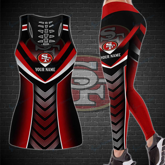 San Francisco 49ers Personalized Leggings And Tank Top BG27