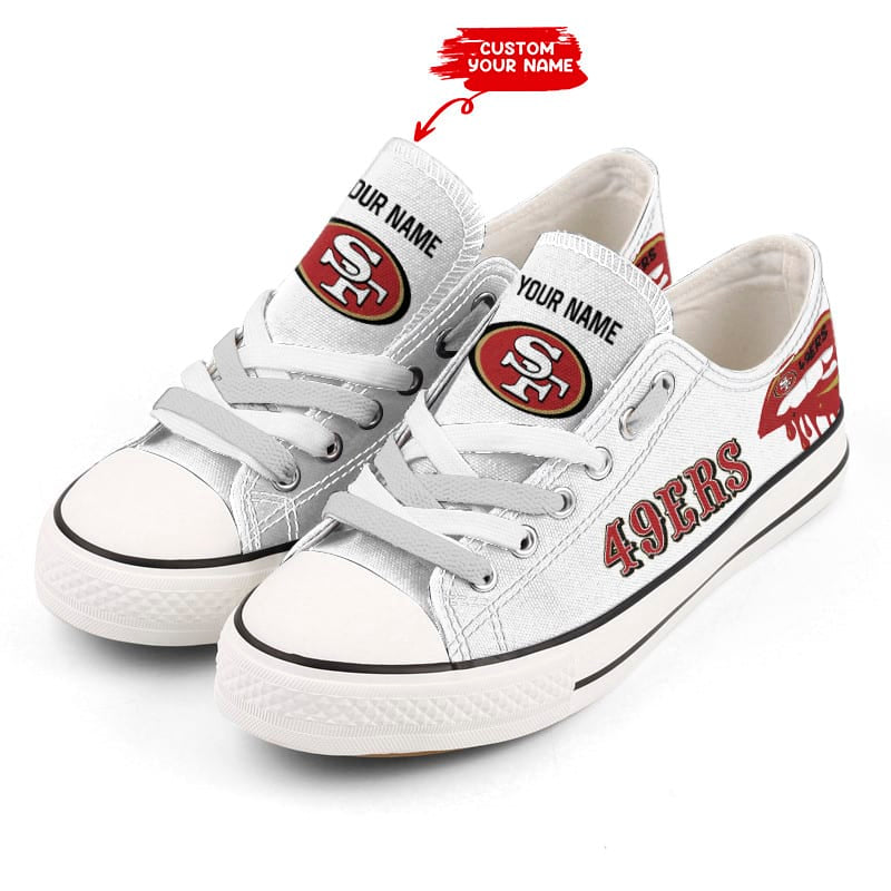 San Francisco 49ers Personalized New Low Top BG05