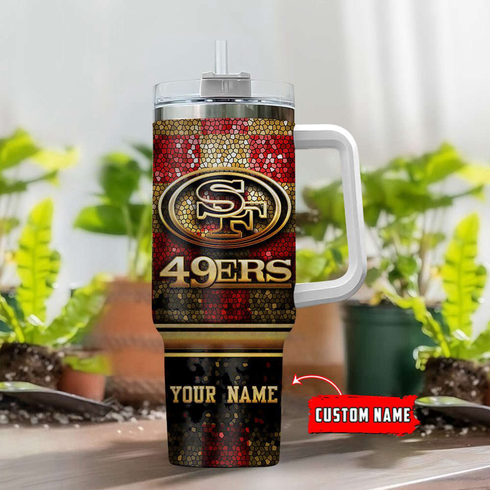 San Francisco 49ers Personalized Limited Edition Sport Fan Gift 40oz Tumbler AZC40OZT106