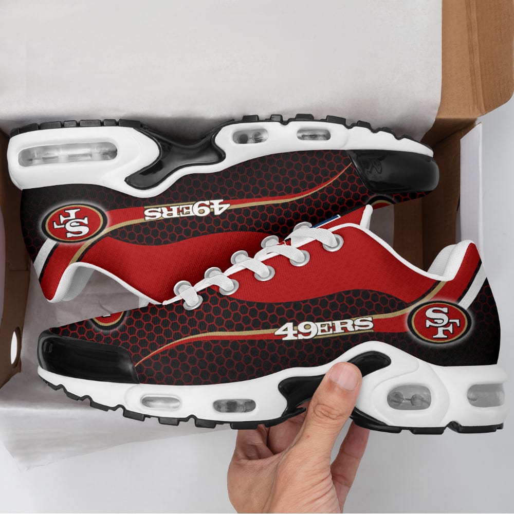 San Francisco 49ers Personalized Plus T-N Youth Sneakers BG112