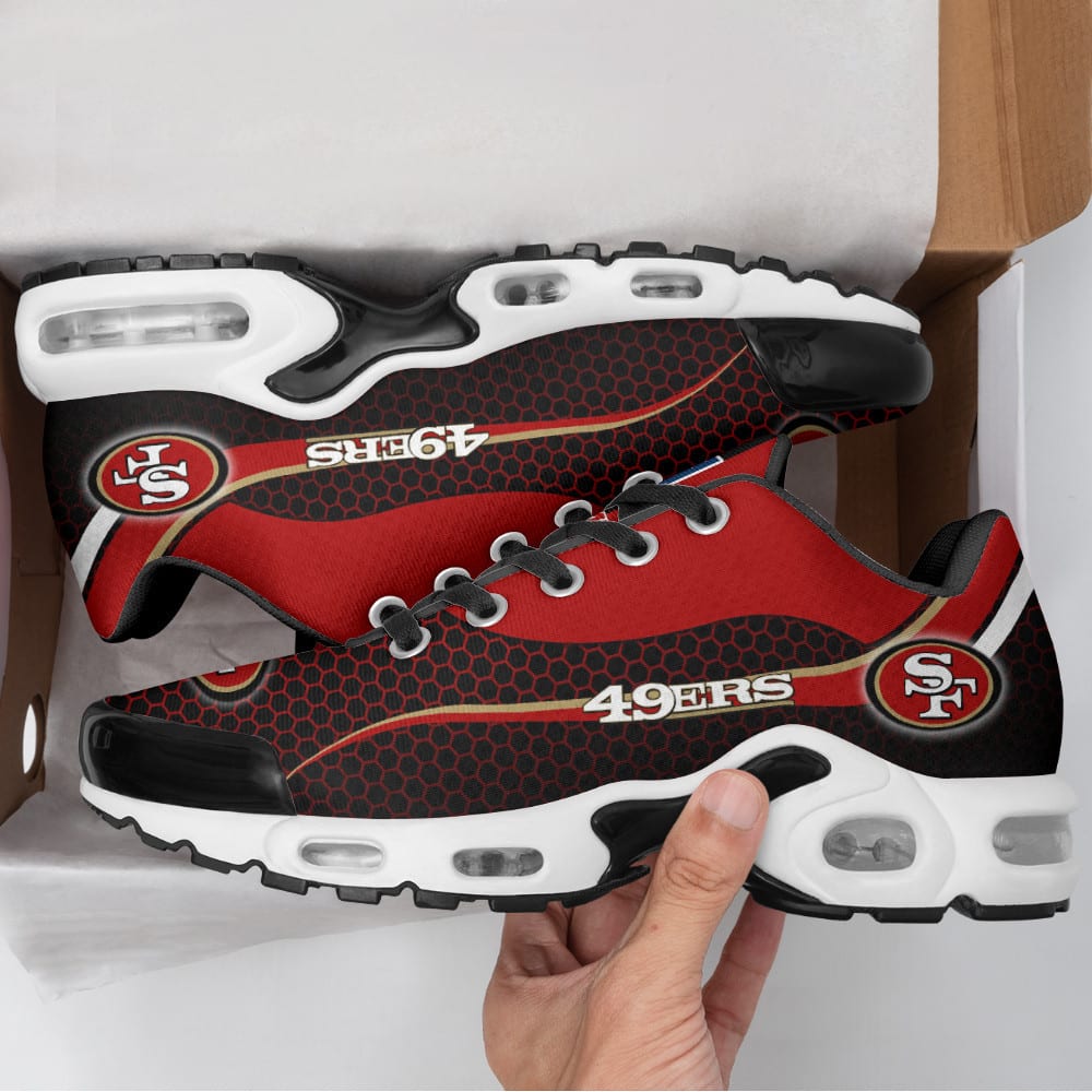 San Francisco 49ers Personalized Plus T-N Youth Sneakers BG112