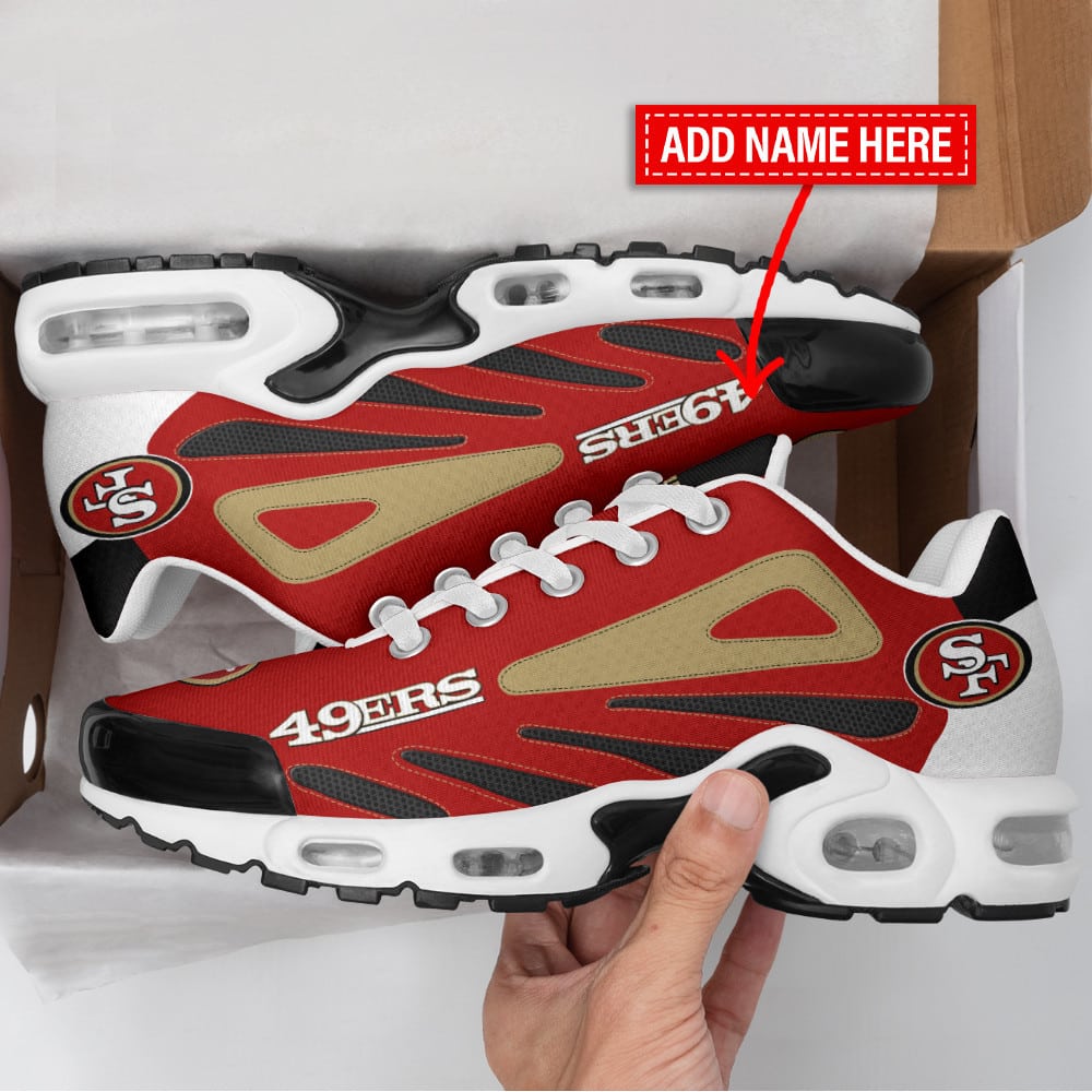 San Francisco 49ers Personalized Plus T-N Youth Sneakers BG129