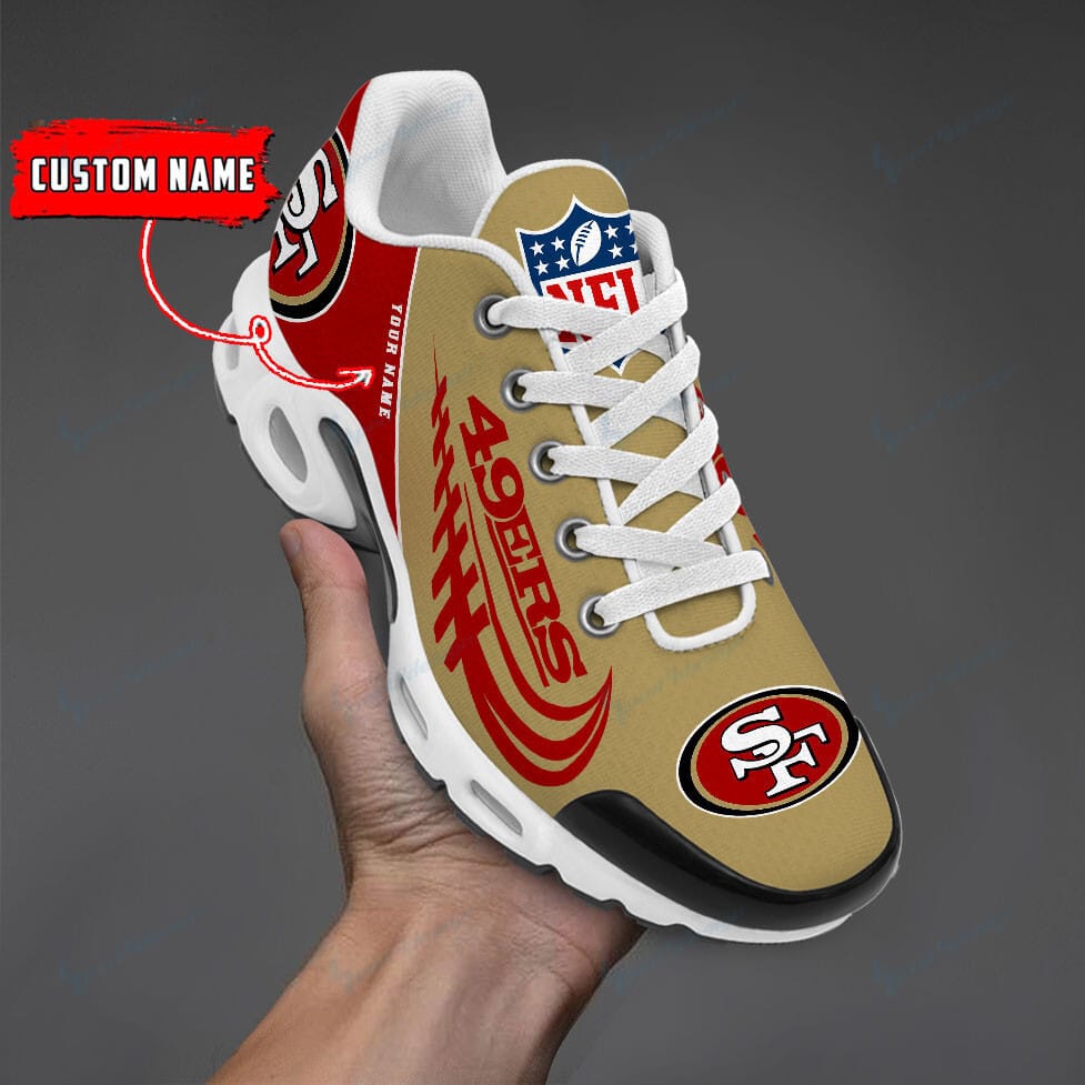 San Francisco 49ers Personalized Plus T-N Youth Sneakers BG28