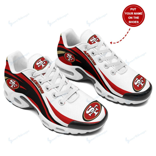San Francisco 49ers Personalized Plus T-N Youth Sneakers BG44