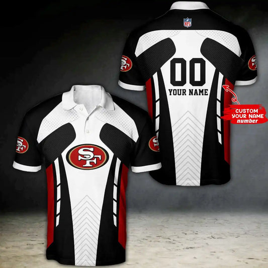 San Francisco 49ers Personalized Polo T-shirt BG15