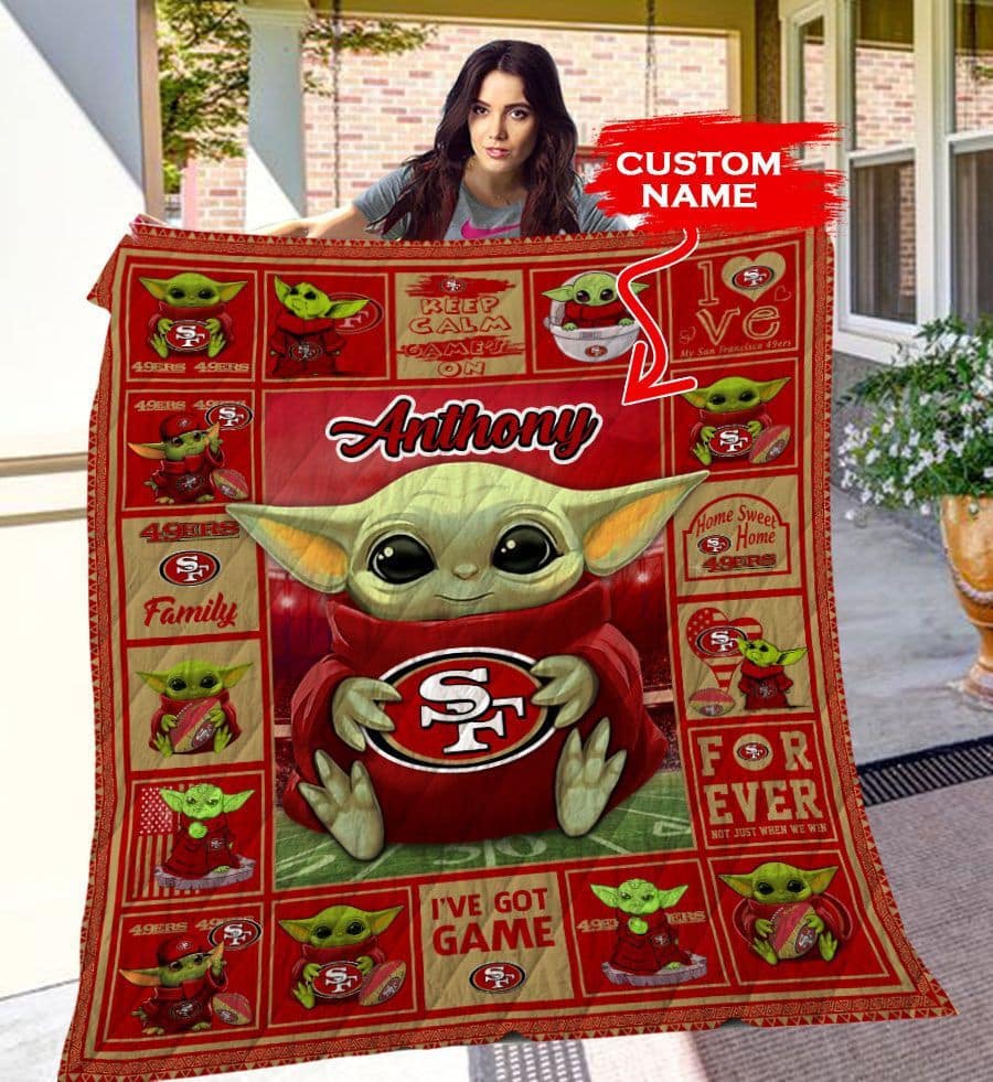 San Francisco 49ers Personalized Premium Quilt BG29