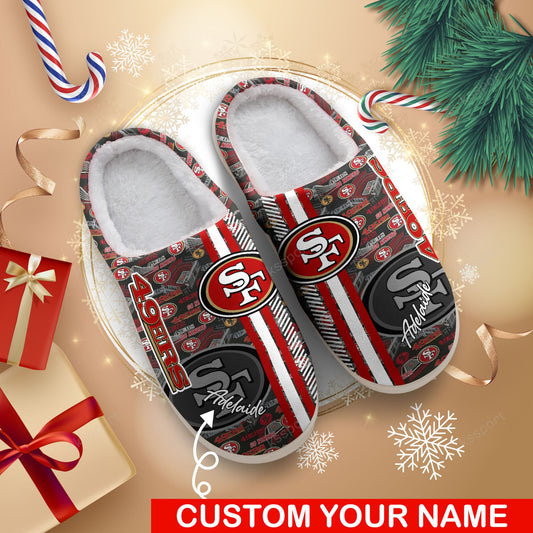 San Francisco 49ers Personalized Slipper BG84