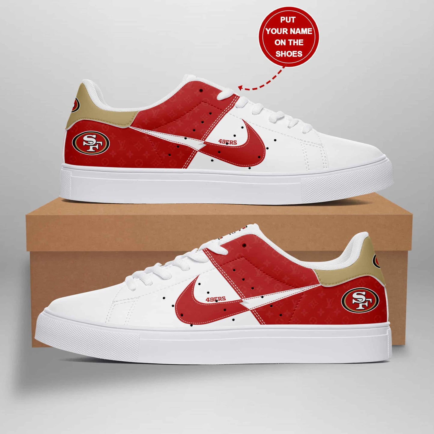 San Francisco 49ers Personalized SS Custom Sneakers BG245