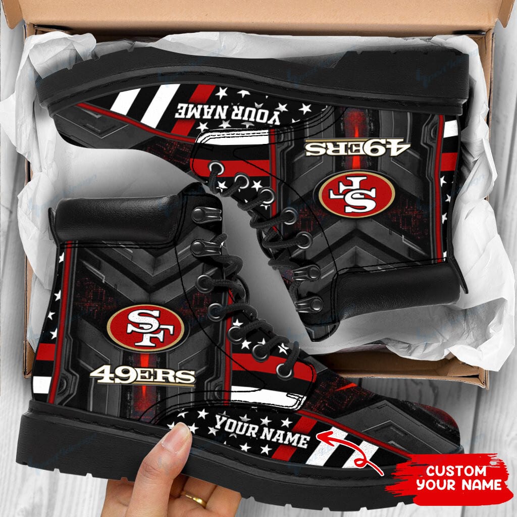 San Francisco 49ers Personalized TBL Boots BG12