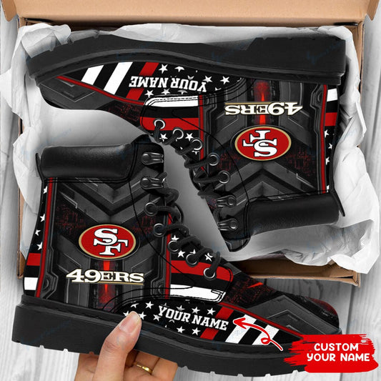 San Francisco 49ers Personalized TBL Boots BG12