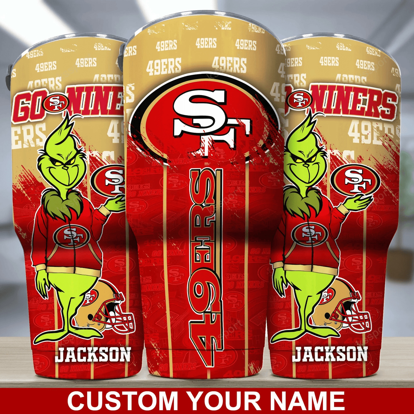 San Francisco 49ers Personalized Tumbler BG115