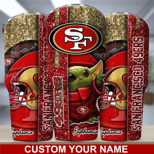 San Francisco 49ers Personalized Tumbler BG177