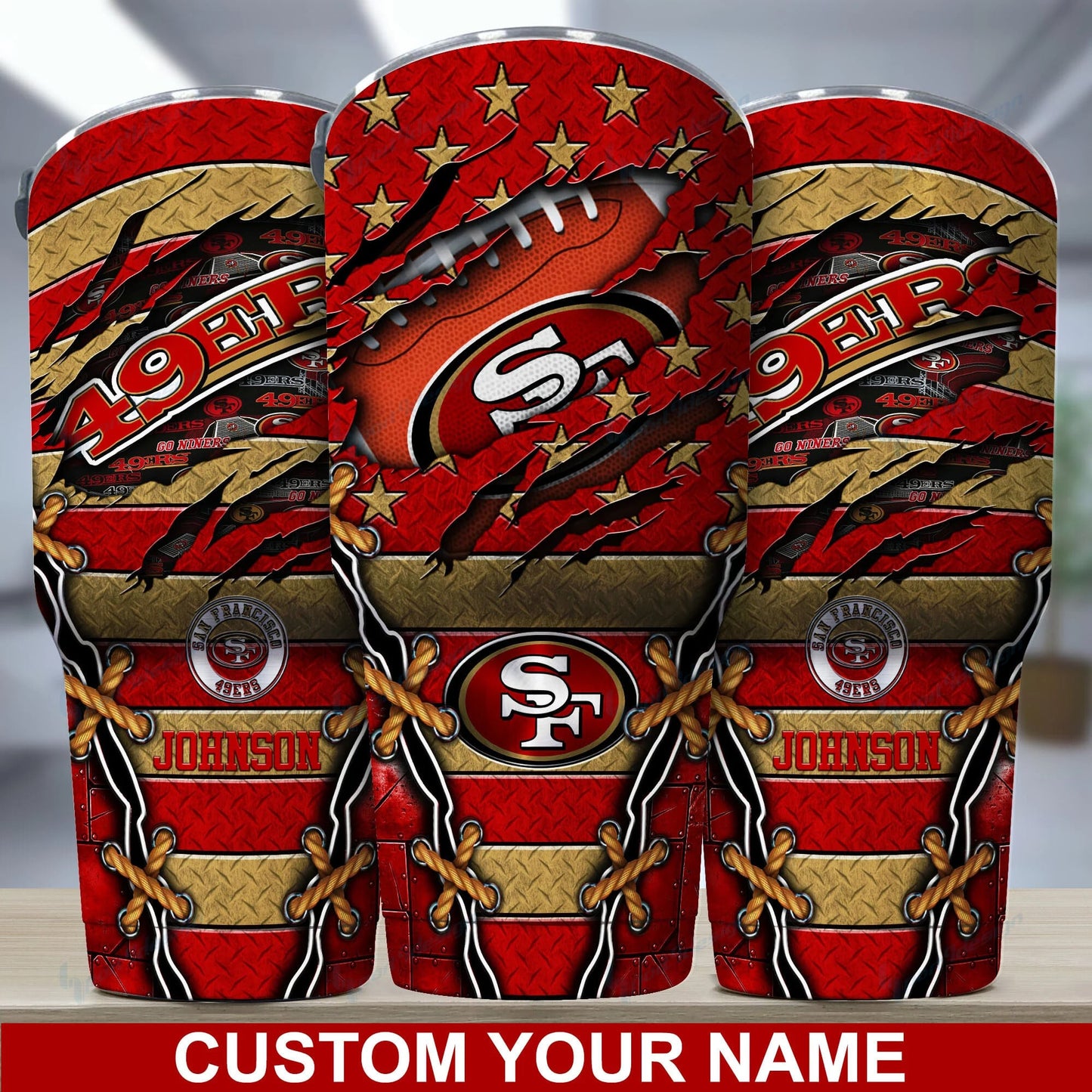 San Francisco 49ers Personalized Tumbler BG26
