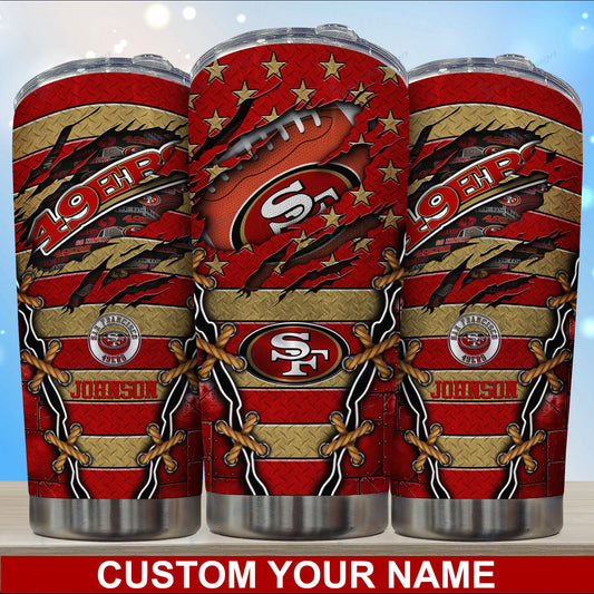 San Francisco 49ers Personalized Tumbler BG26