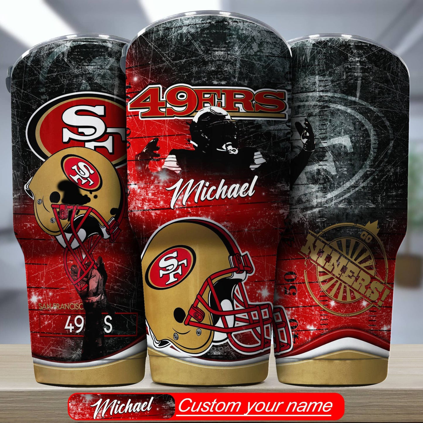 San Francisco 49ers Personalized Tumbler BG336