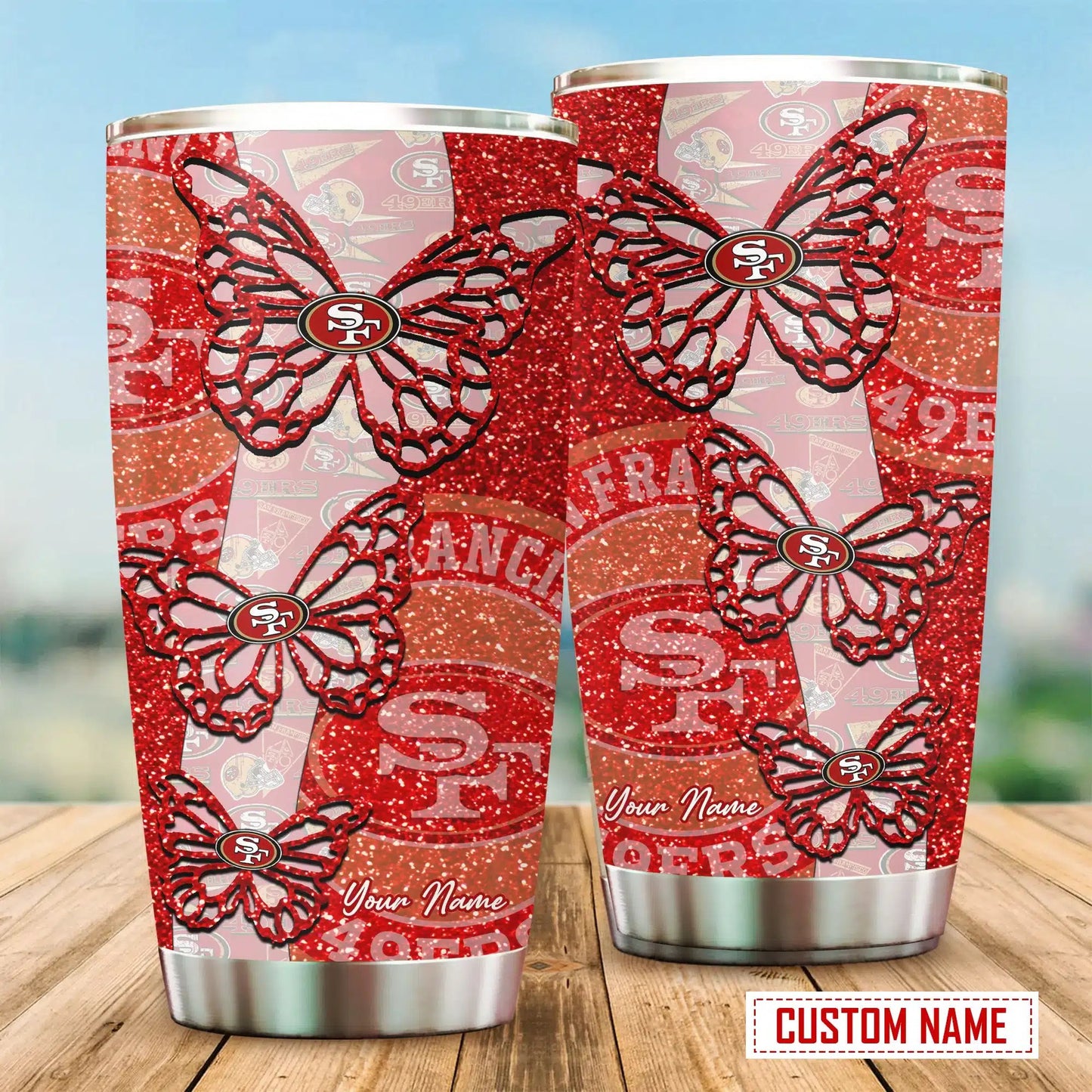 San Francisco 49ers Personalized Tumbler BG362