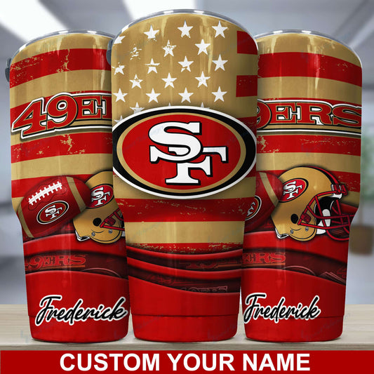 San Francisco 49ers Personalized Tumbler BG56