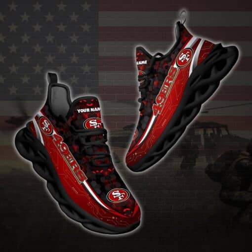 San Francisco 49ers Personalized Yezy Running Sneakers 79