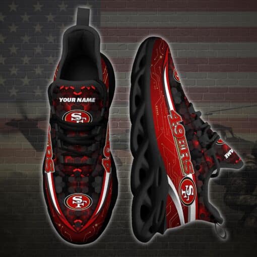 San Francisco 49ers Personalized Yezy Running Sneakers 79