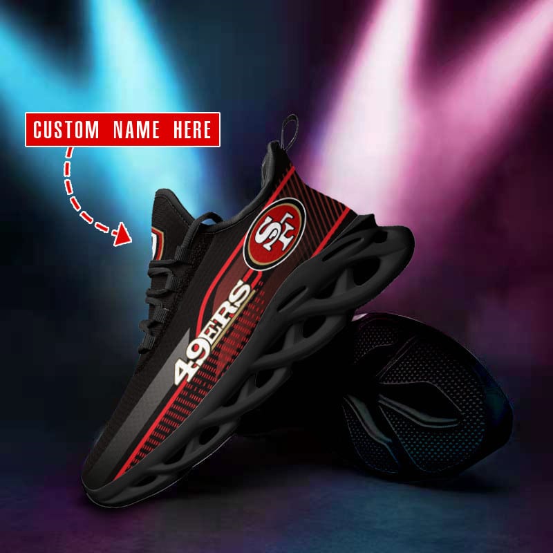 San Francisco 49ers Personalized Yezy Running Sneakers BB340