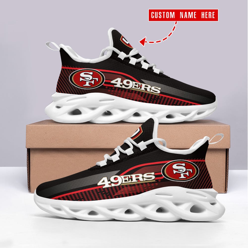 San Francisco 49ers Personalized Yezy Running Sneakers BB340