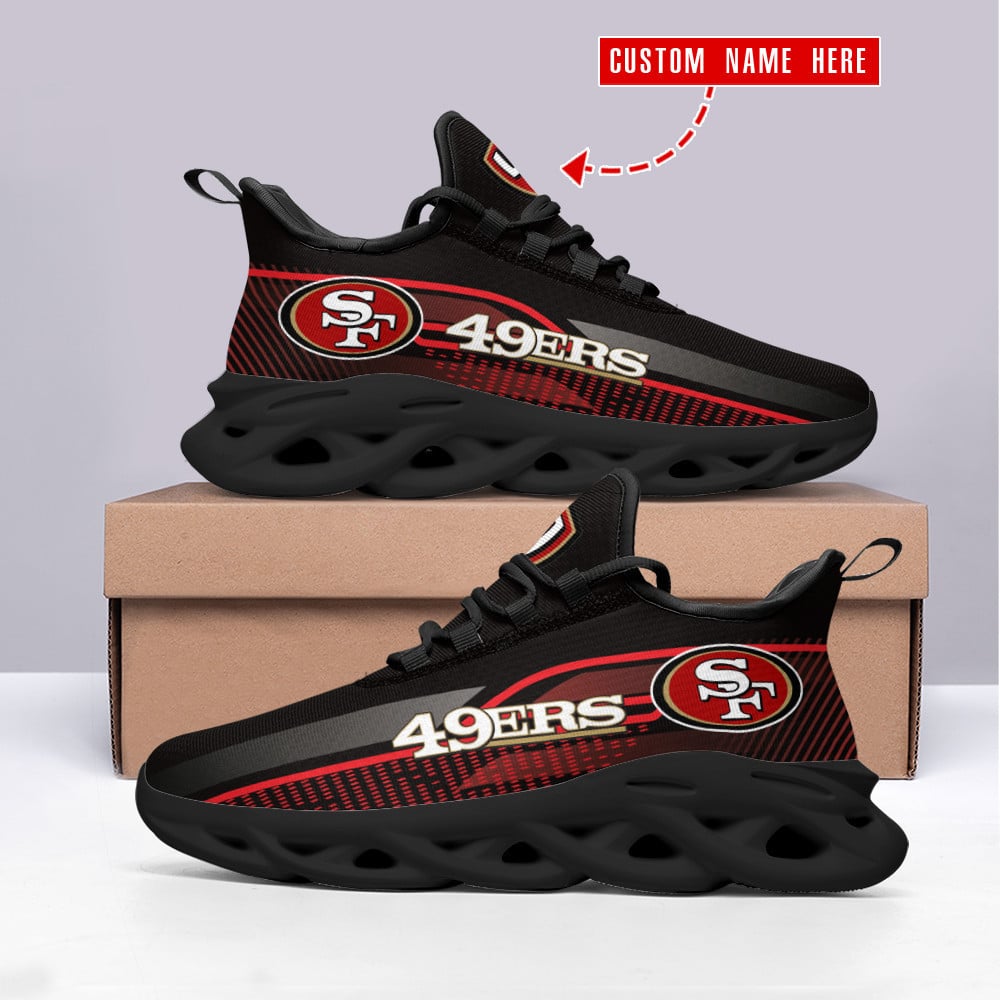 San Francisco 49ers Personalized Yezy Running Sneakers BB340