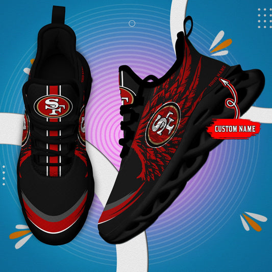 San Francisco 49ers Personalized Yezy Running Sneakers BB681