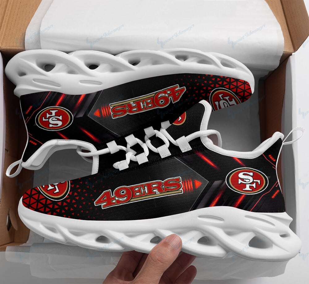 San Francisco 49ers Personalized Yezy Running Sneakers BB835