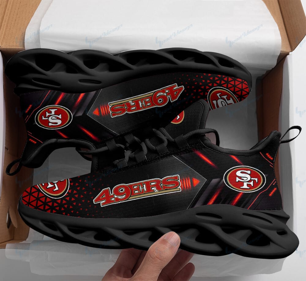 San Francisco 49ers Personalized Yezy Running Sneakers BB835