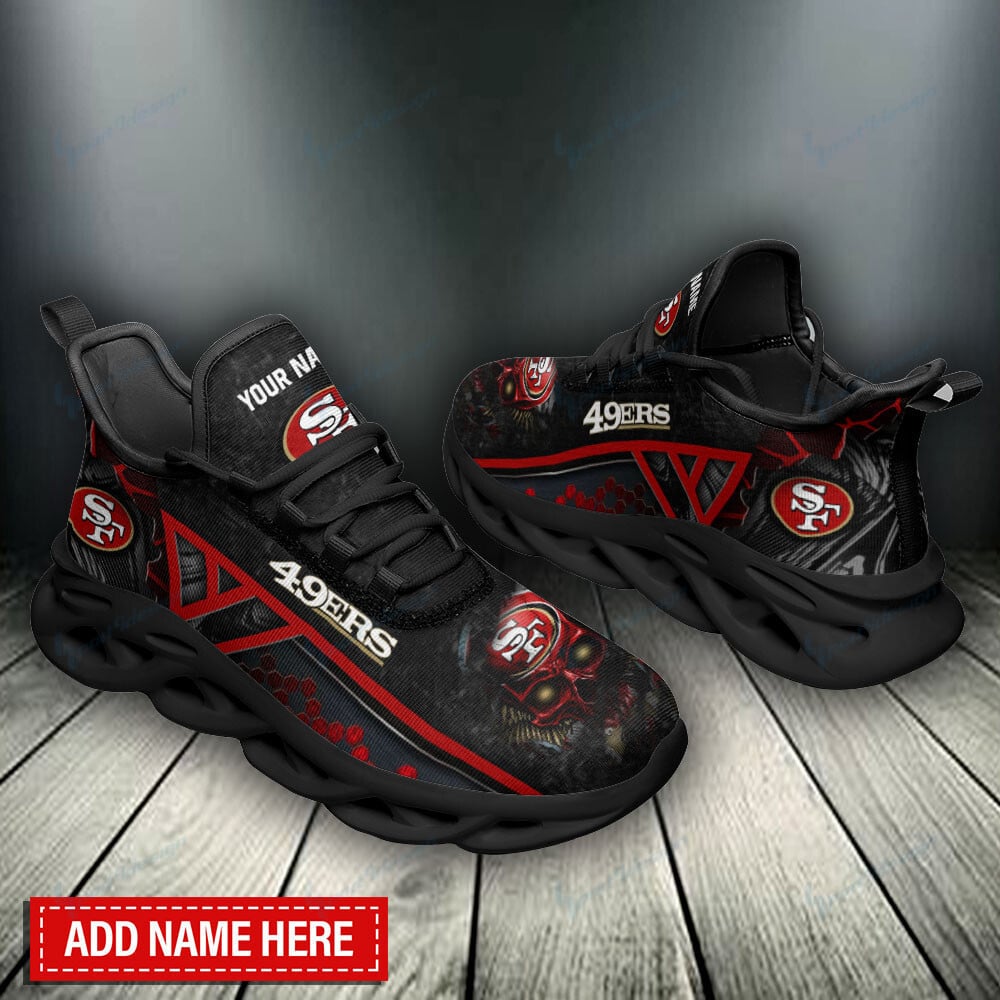 San Francisco 49ers Personalized Yezy Running Sneakers BB884