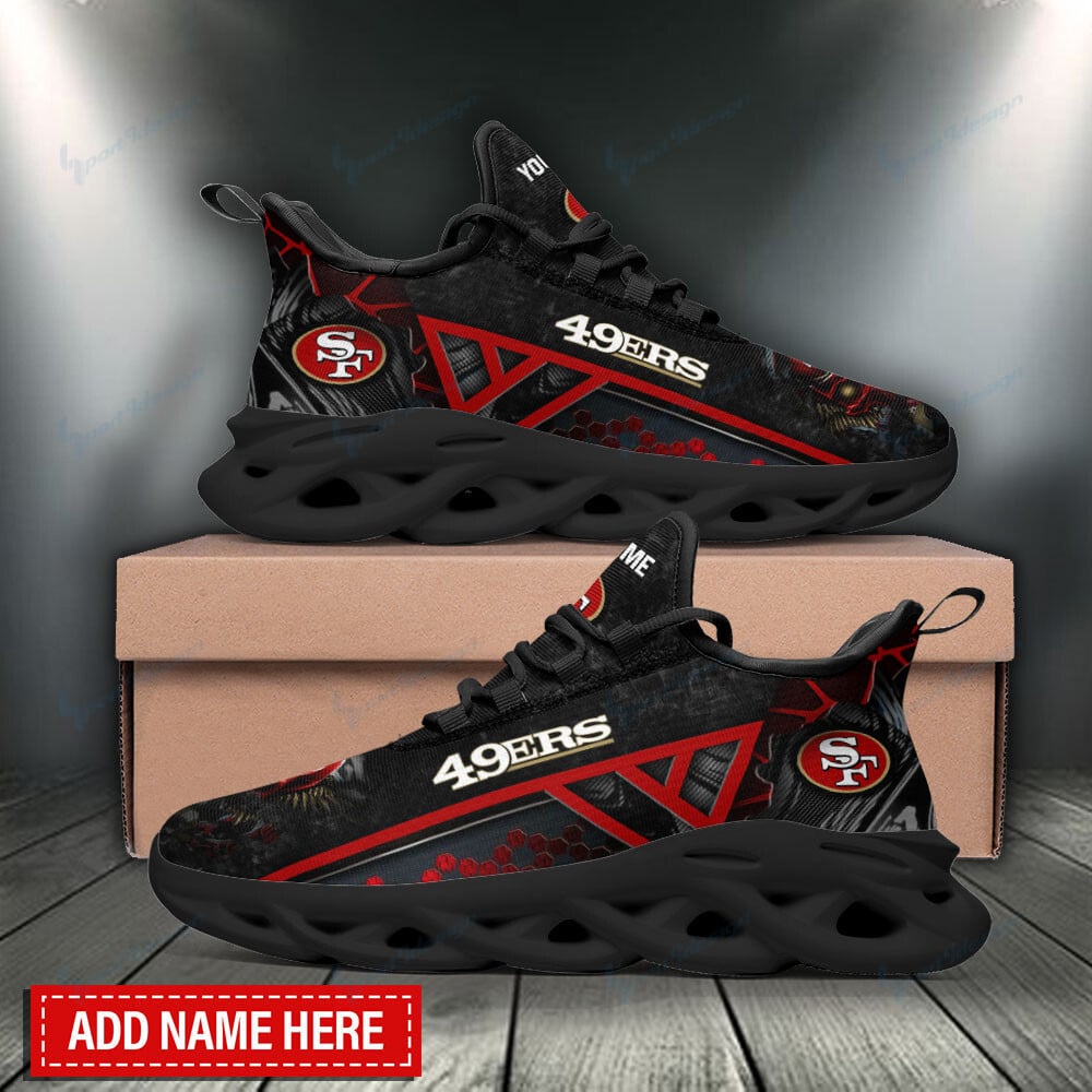 San Francisco 49ers Personalized Yezy Running Sneakers BB884